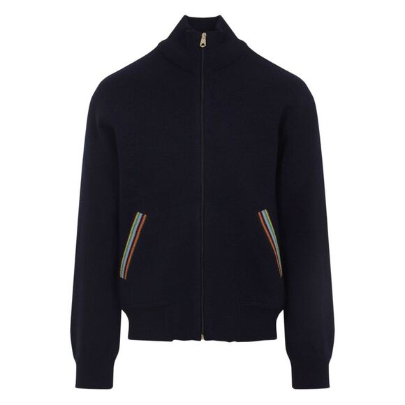 Ps Paul Smith Men Wool Bomber Jacket